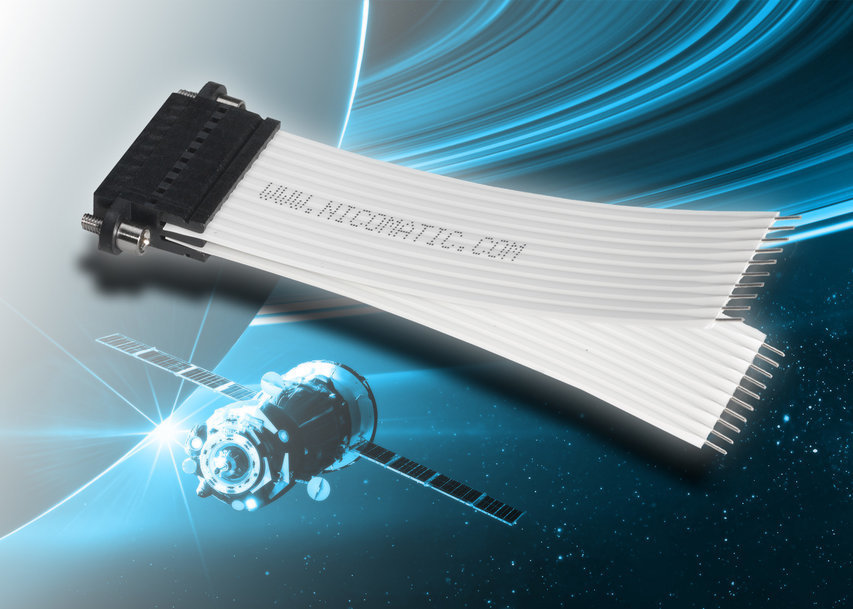 Nicomatic exhibits space-proven hi-rel connectors at Space-Comm, launches new Flat Flexible Cables for Space